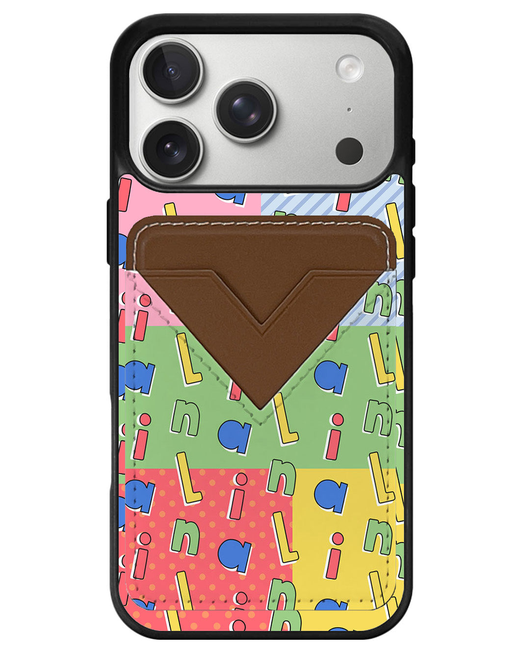 iPhone Avant Wallet Case - Abstract Monogram 1.0