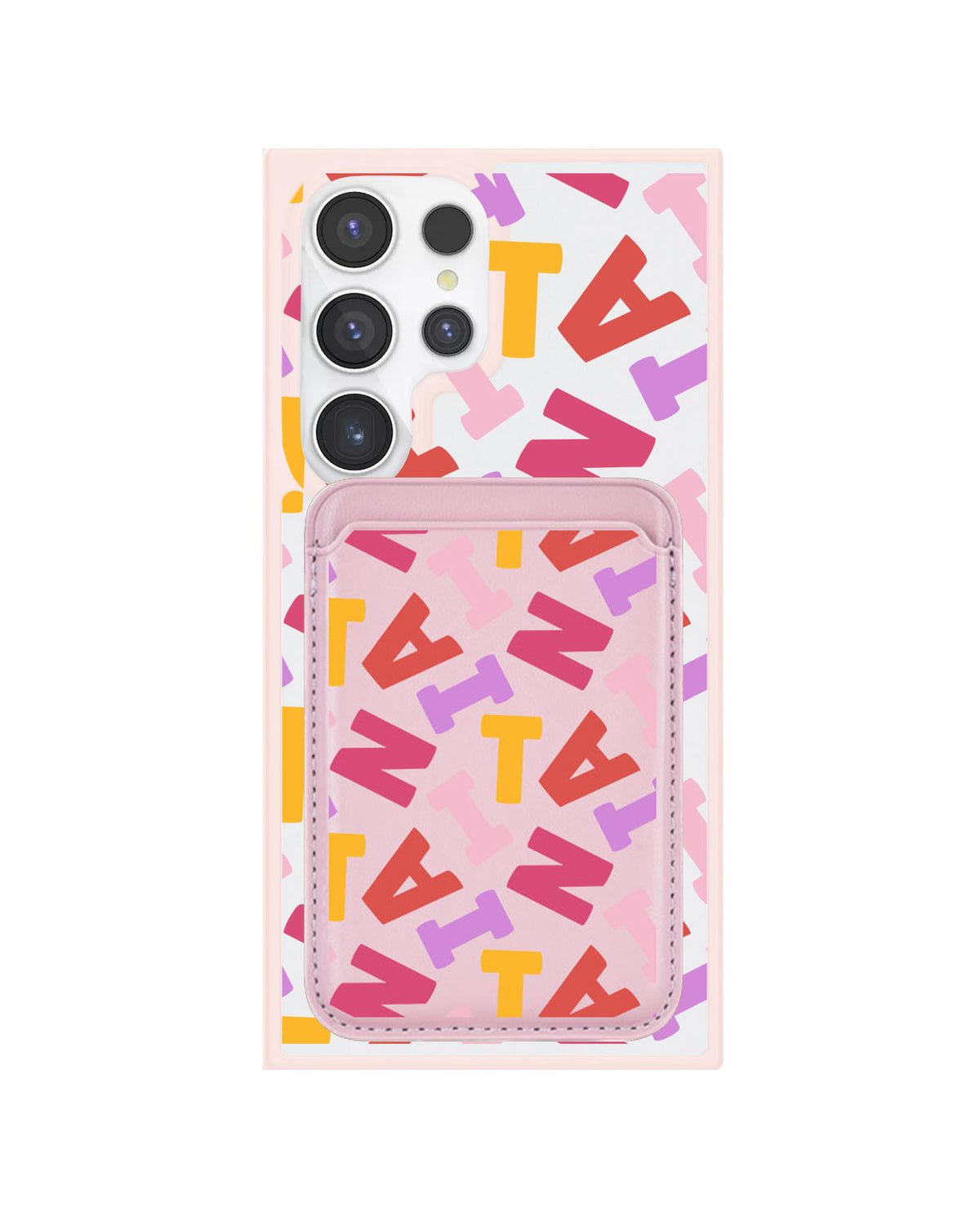 Android Magnetic Wallet Case - Scattered Monogram 1.0