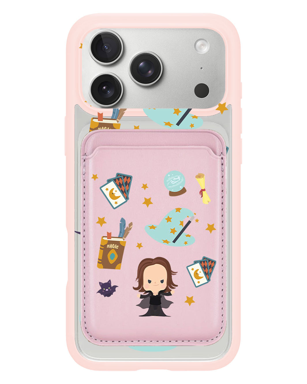 iPhone Magnetic Wallet Case - Little Hogwarts