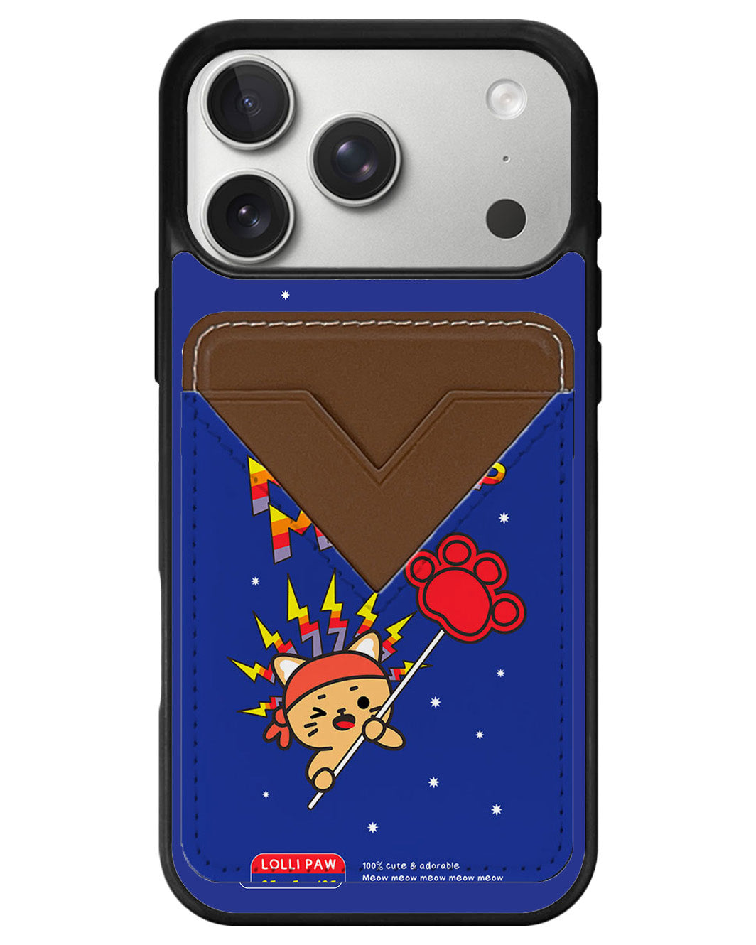 iPhone Avant Wallet Case - Meow Pop 1.0