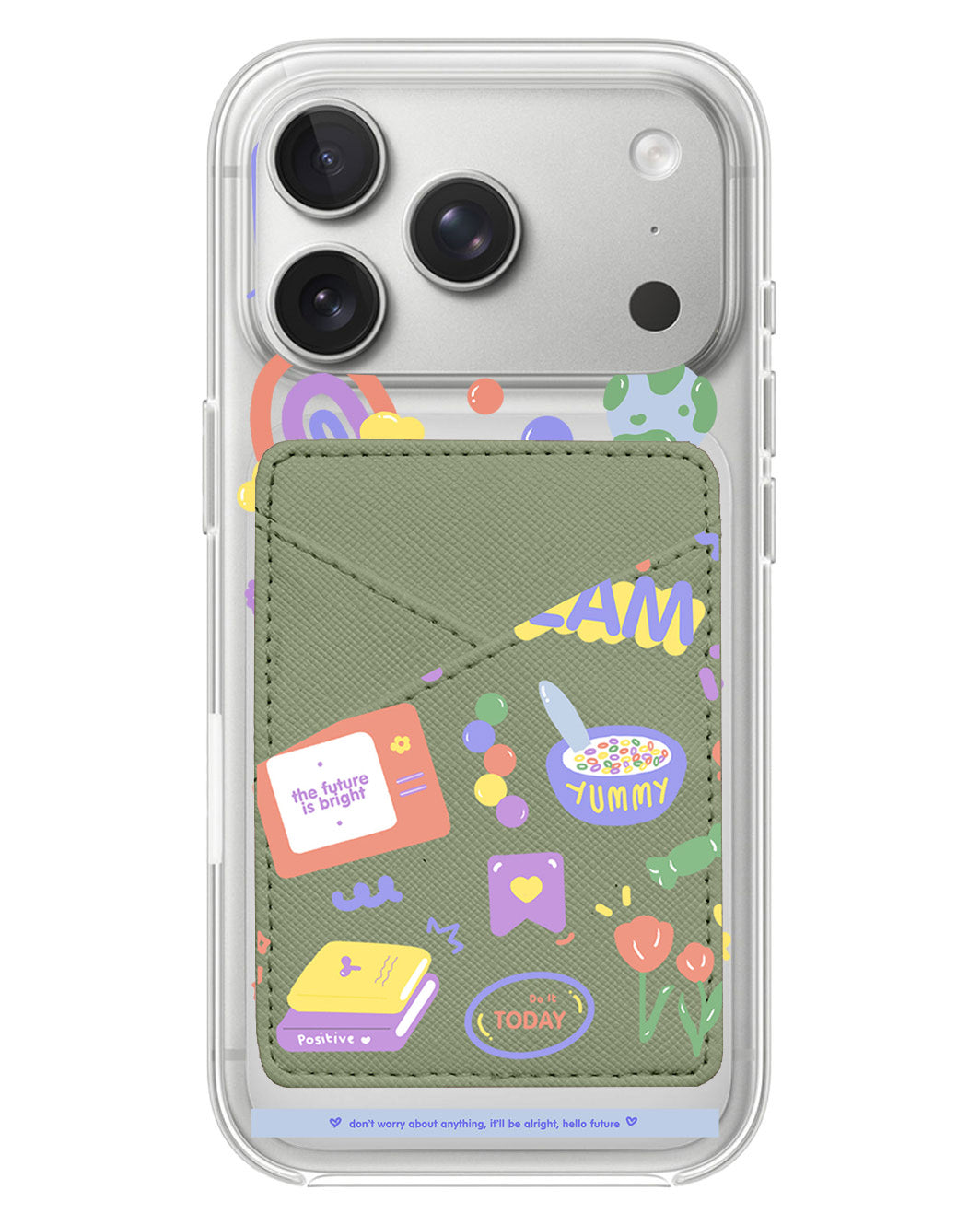 iPhone Phone Wallet Case - Hello Future
