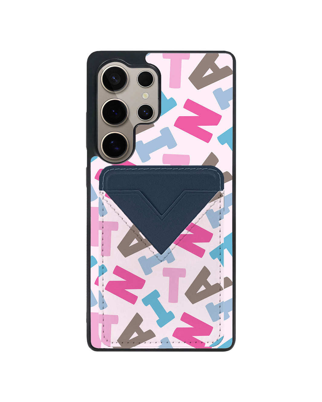Android Avant Wallet Case - Scattered Monogram 2.0