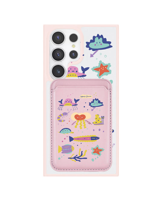 Android Magnetic Wallet Case - Ocean world