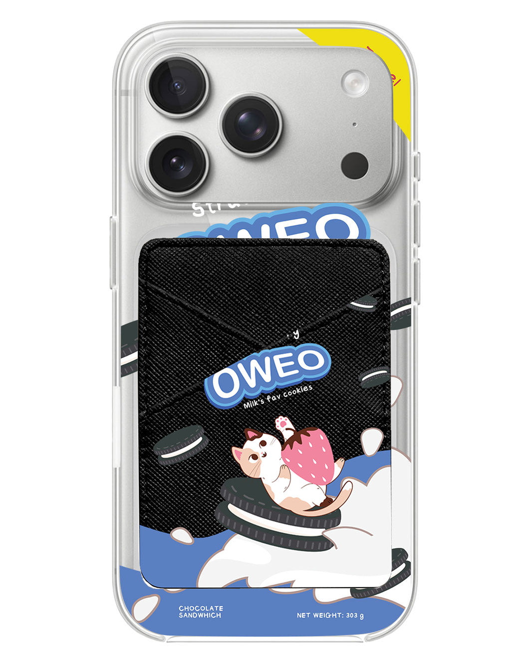 iPhone Phone Wallet Case - Oweo Cat