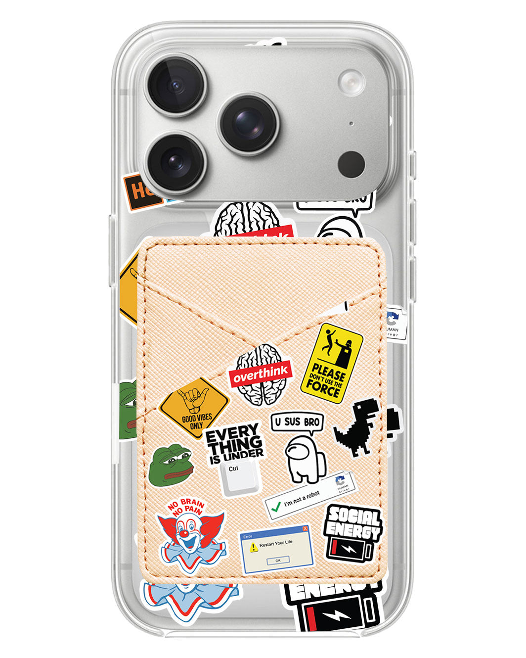 iPhone Phone Wallet Case - Brand Parody 2.0