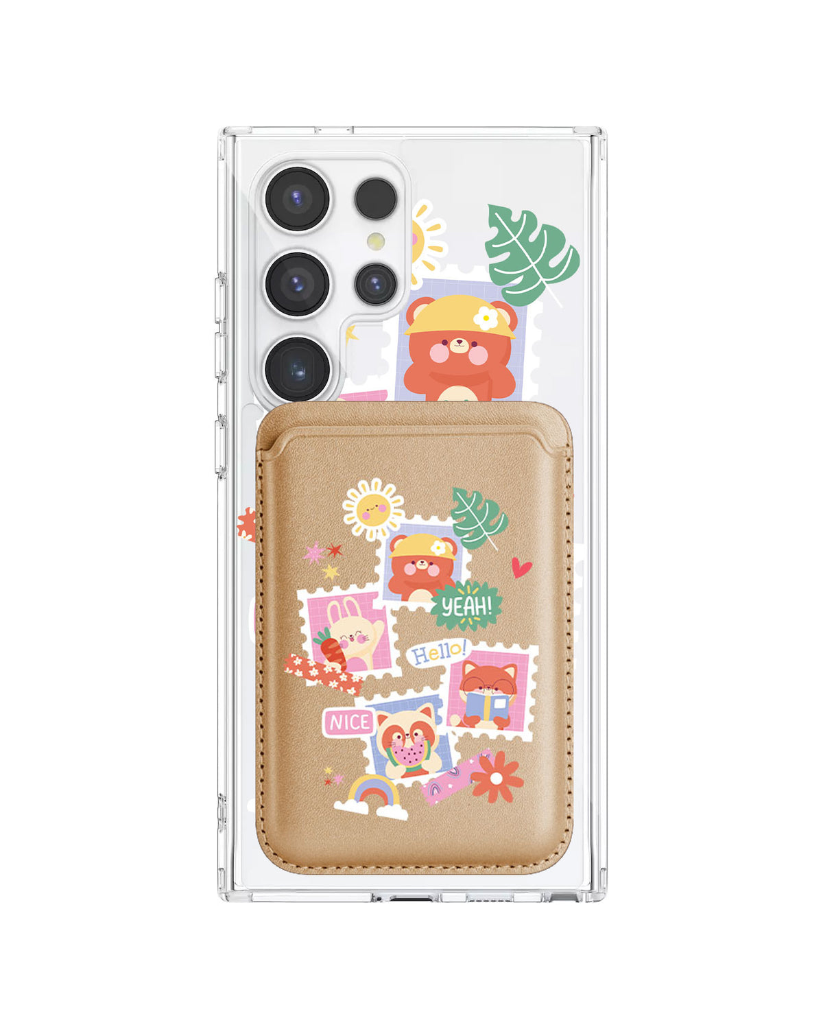 Android Magnetic Wallet Case - Animal Squad