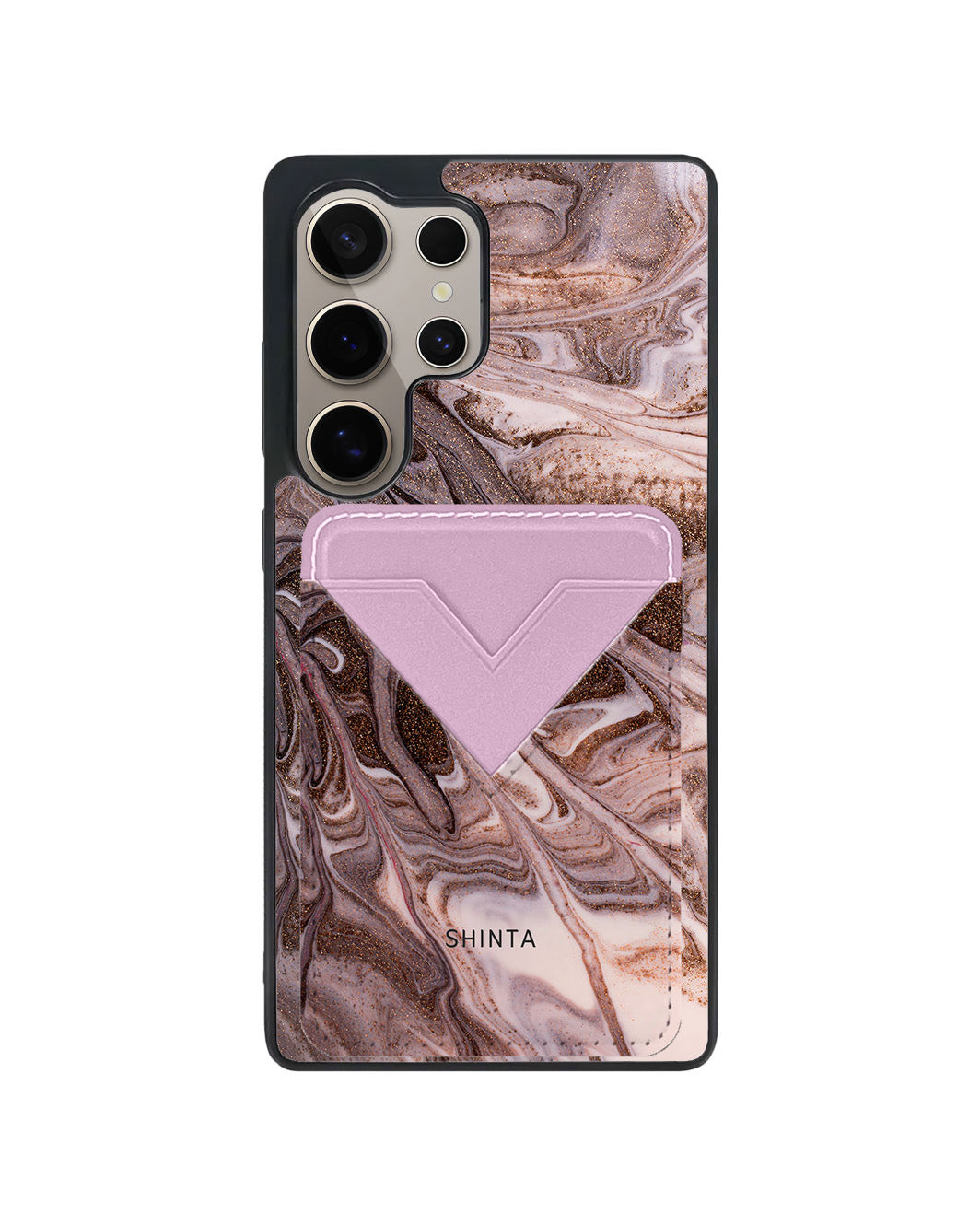 Android Avant Wallet Case - Glittery Bronze