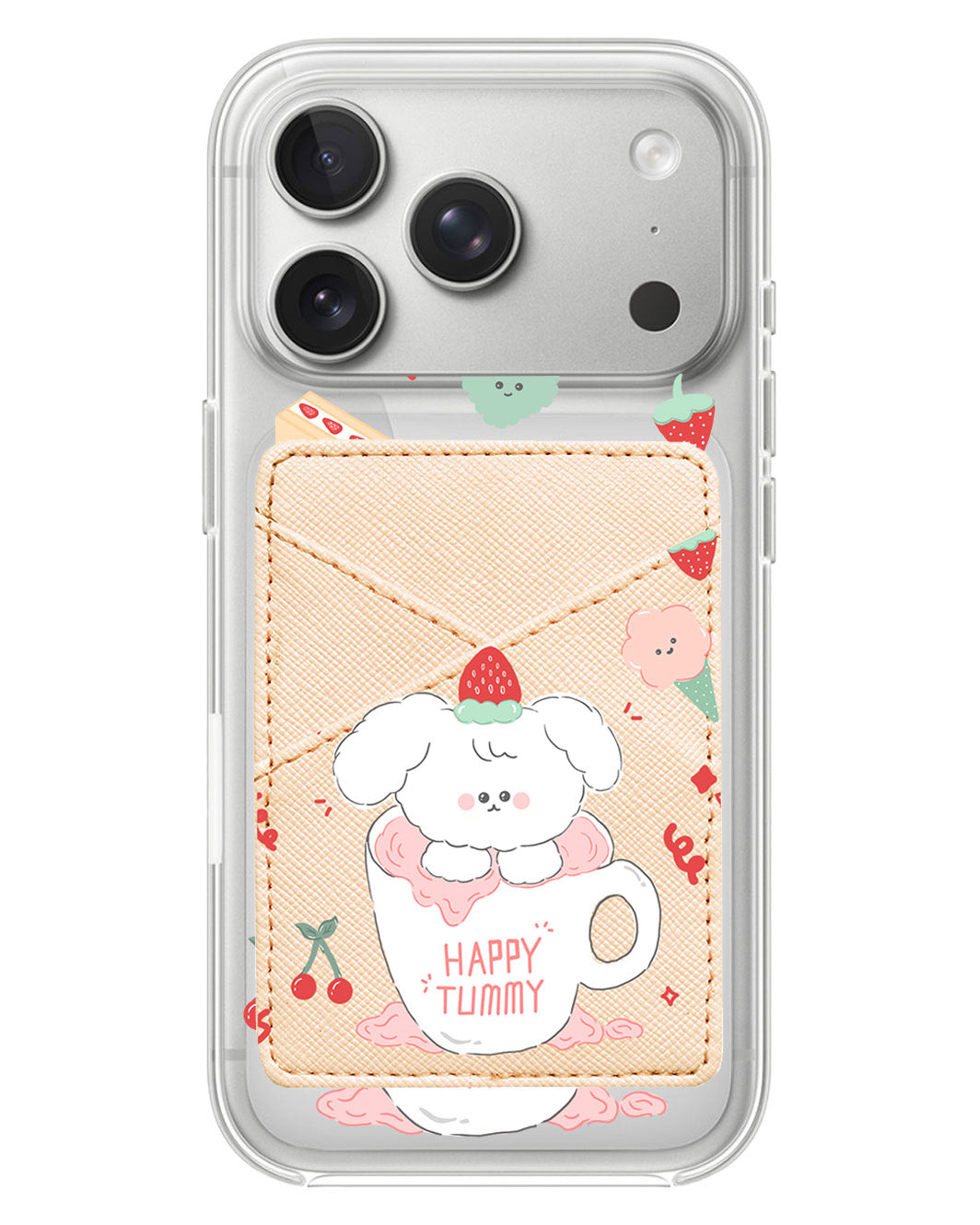 iPhone Phone Wallet Case - Happy Tummy
