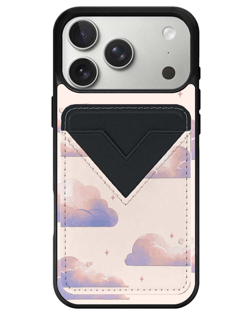 iPhone Avant Wallet Case - Pastel Clouds
