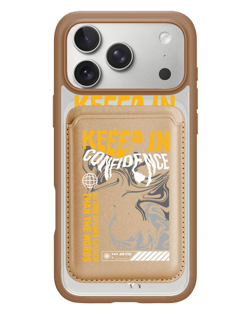 iPhone Magnetic Wallet Case - Keep In Confidence