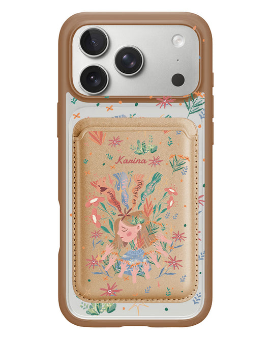 iPhone Magnetic Wallet Case - You Deserve Love