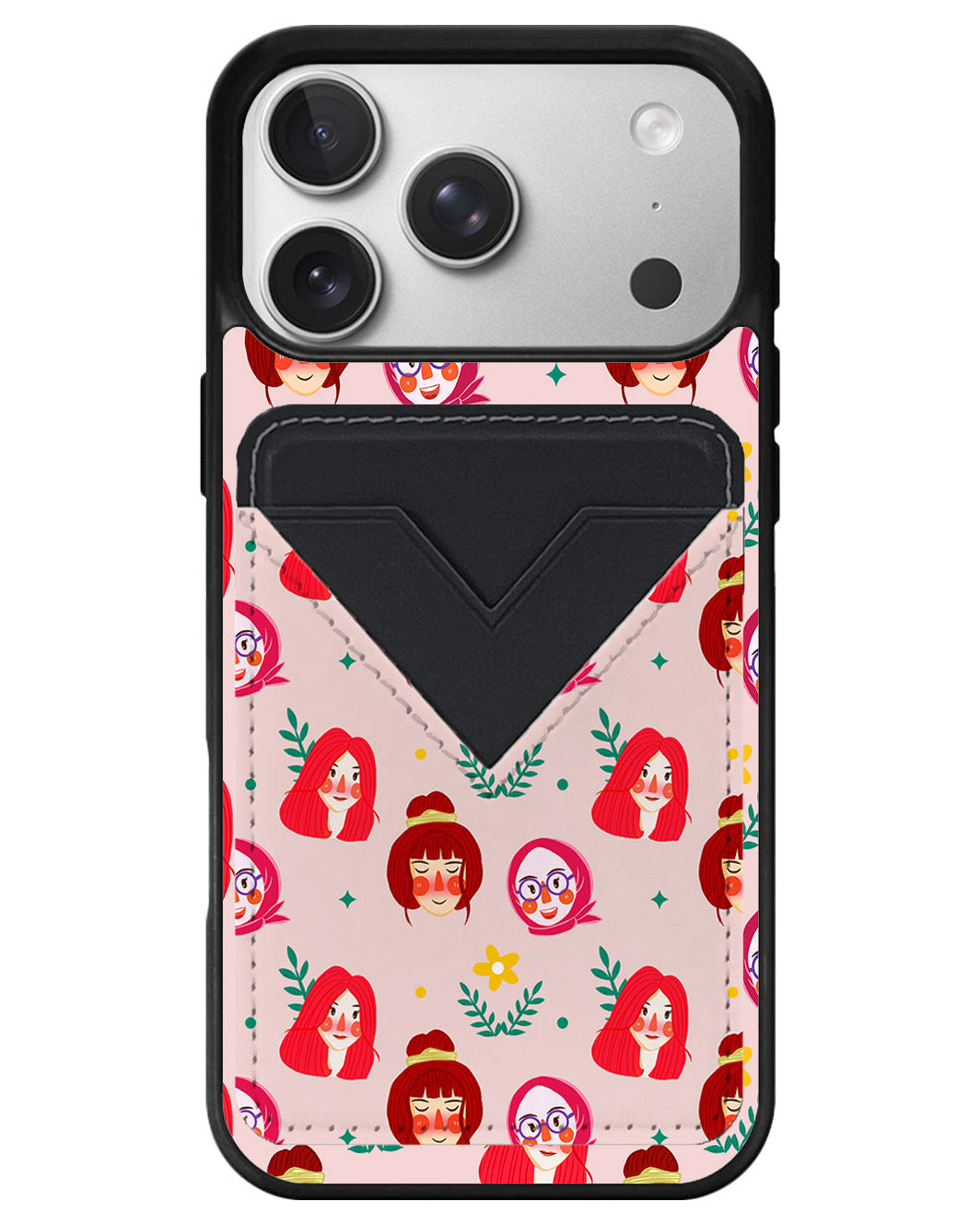iPhone Avant Wallet Case - Lovely Faces