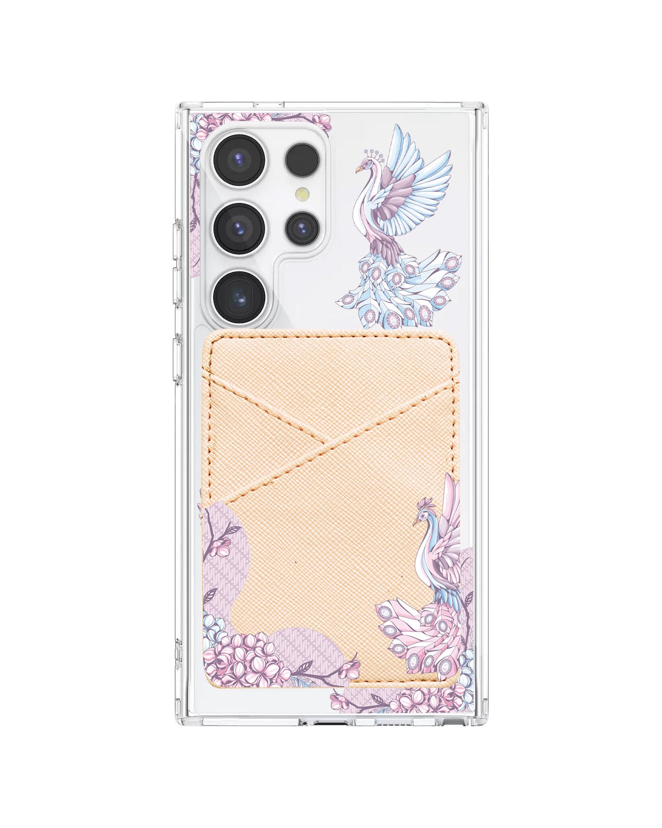 Android Phone Wallet Case - Peacock 1.0
