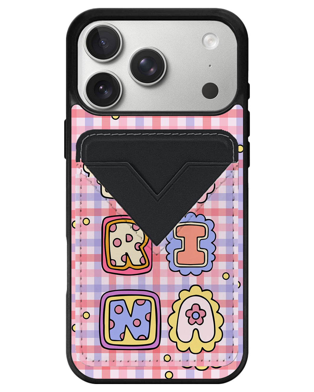 iPhone Avant Wallet Case - Adorable Monogram 2.0