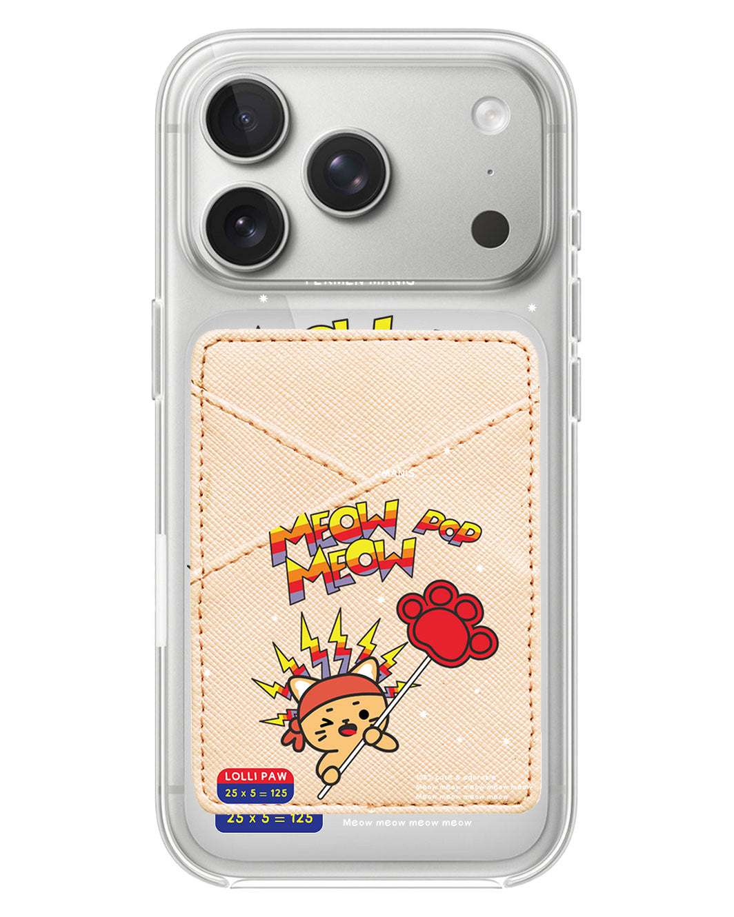 iPhone Phone Wallet Case - Meow Pop 1.0
