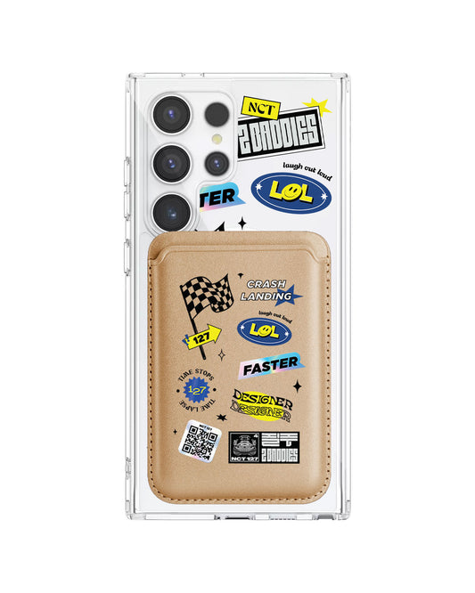 Android Magnetic Wallet Case - NCT127 Sticker Pack