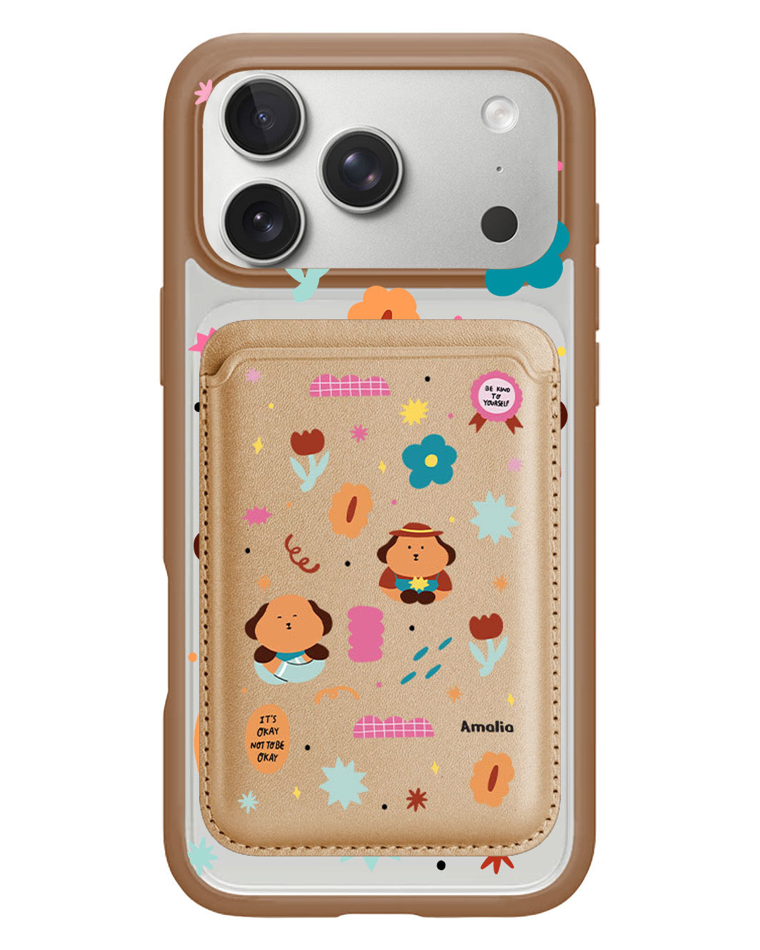 iPhone Magnetic Wallet Case - Selflove Garden