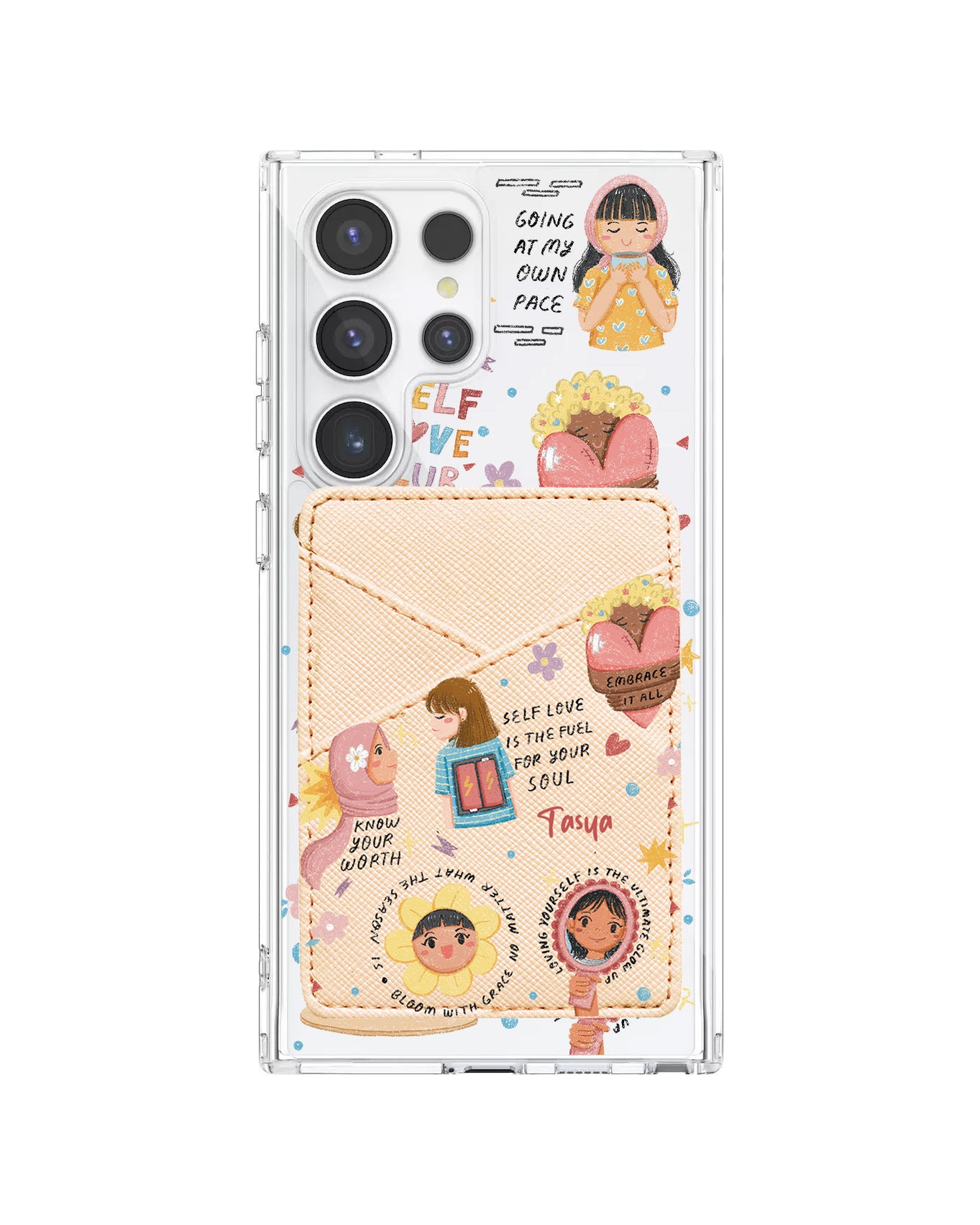 Android Phone Wallet Case - Self Love Club
