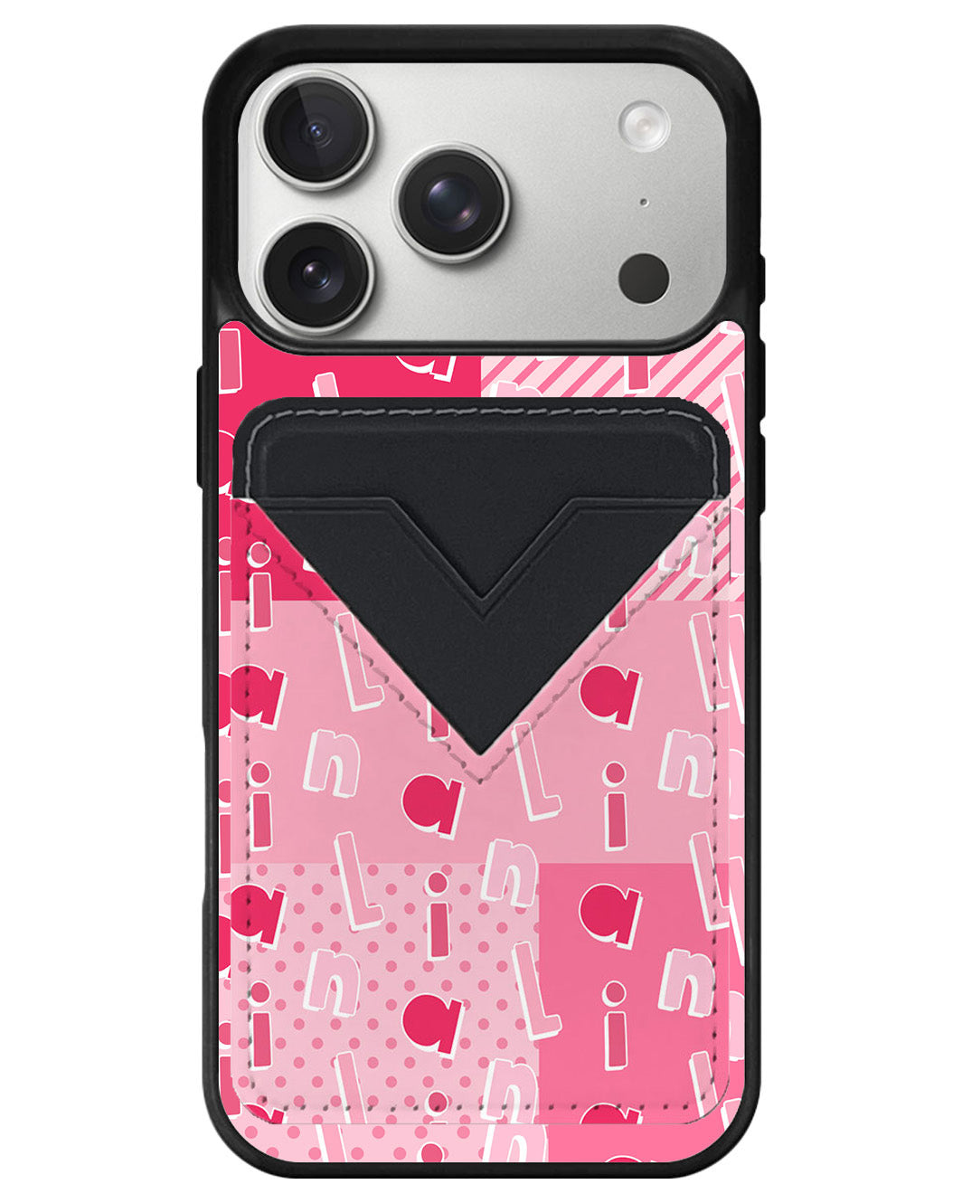 iPhone Avant Wallet Case - Abstract Monogram 2.0