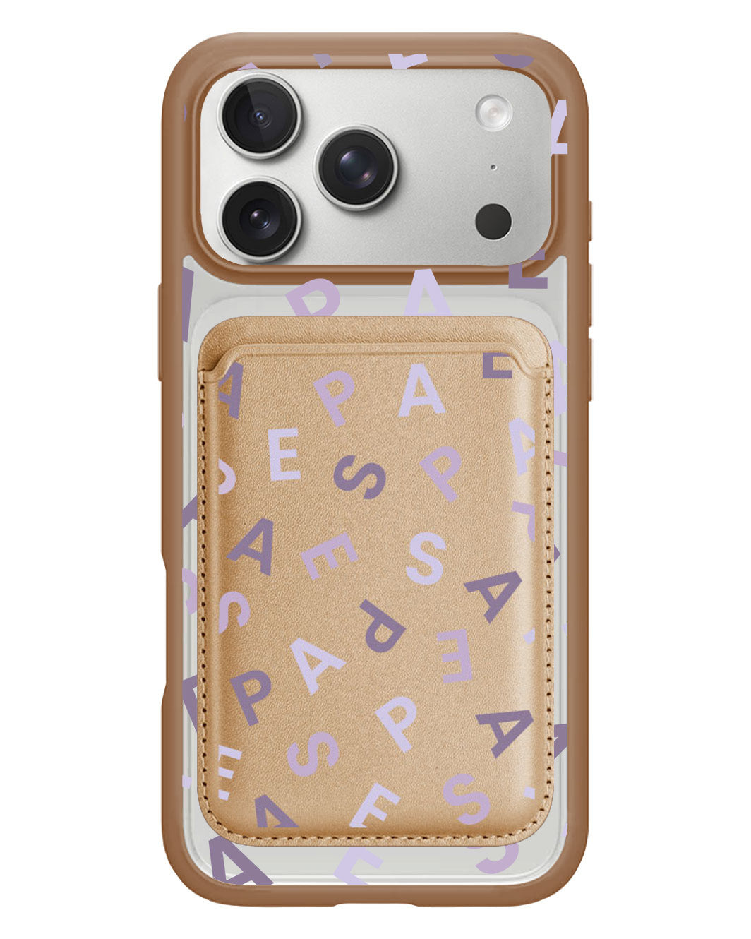 iPhone Magnetic Wallet Case - Aespa Monogram