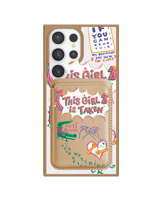 Android Magnetic Wallet Case - Pelakor Proof (For Her)