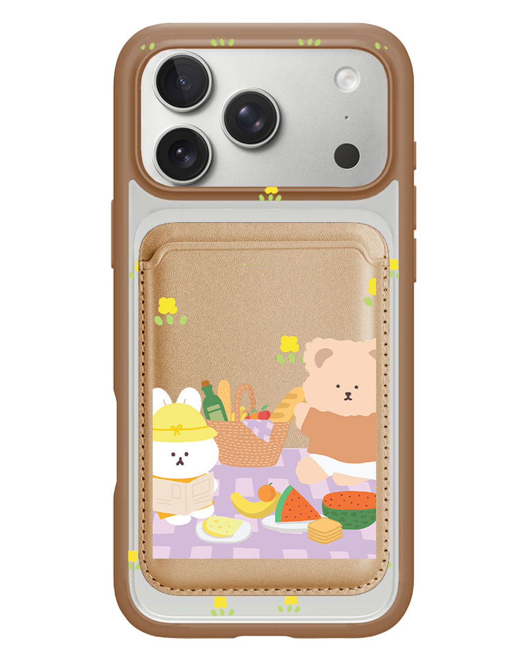 iPhone Magnetic Wallet Case - Picnic Lilac
