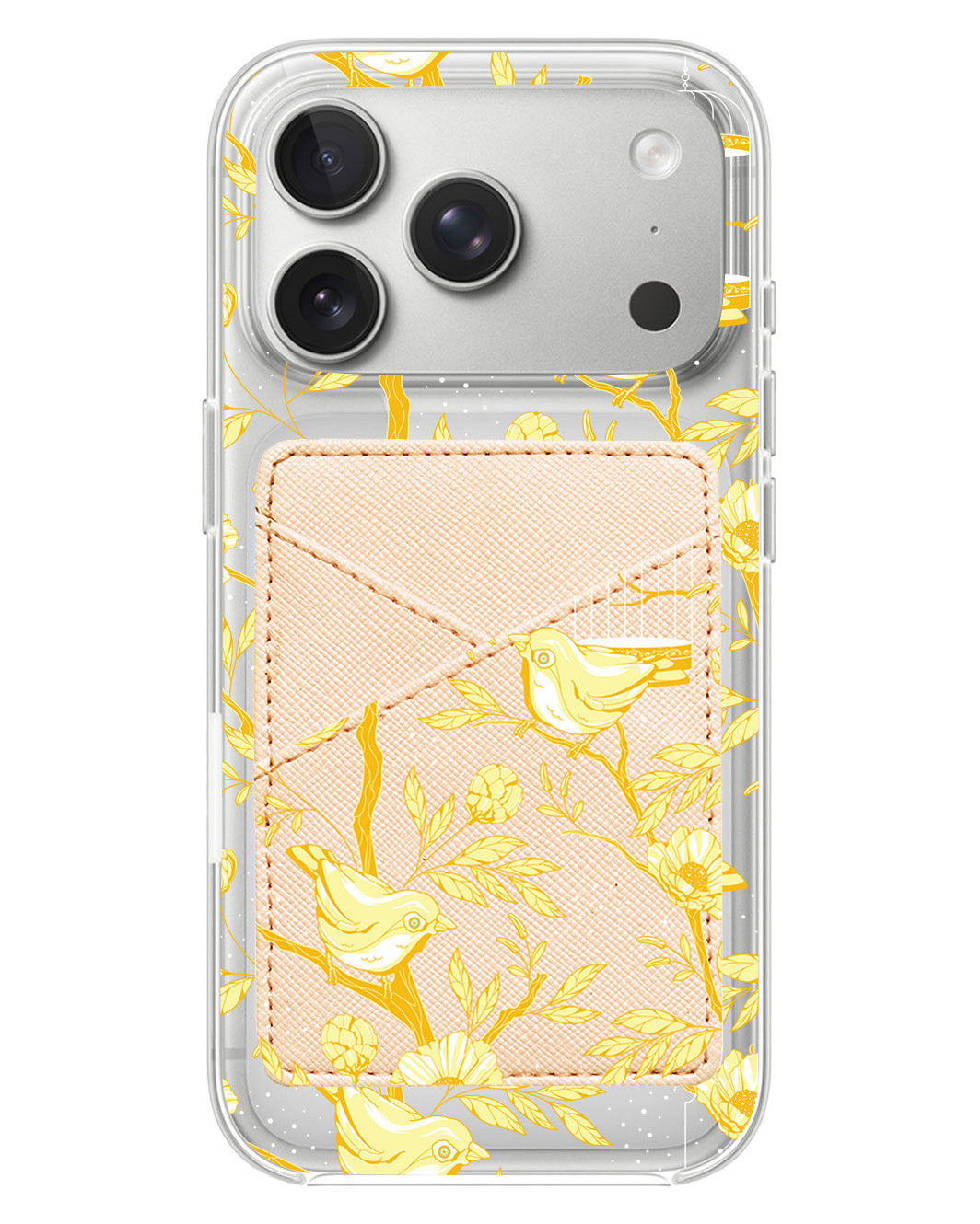 iPhone Phone Wallet Case - Lovebird Monochrome 2.0