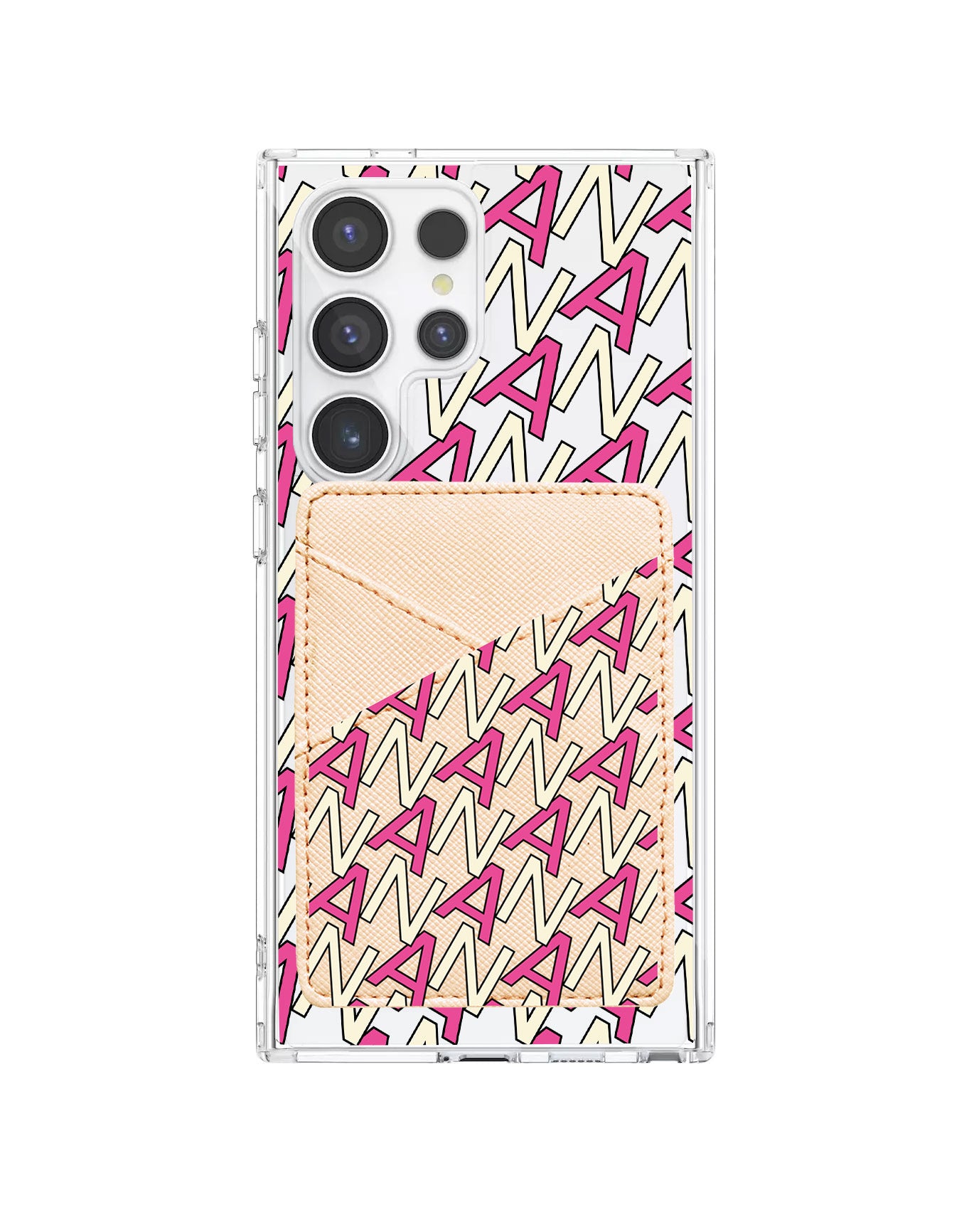 Android Phone Wallet Case - Initial 6.0 Monogram