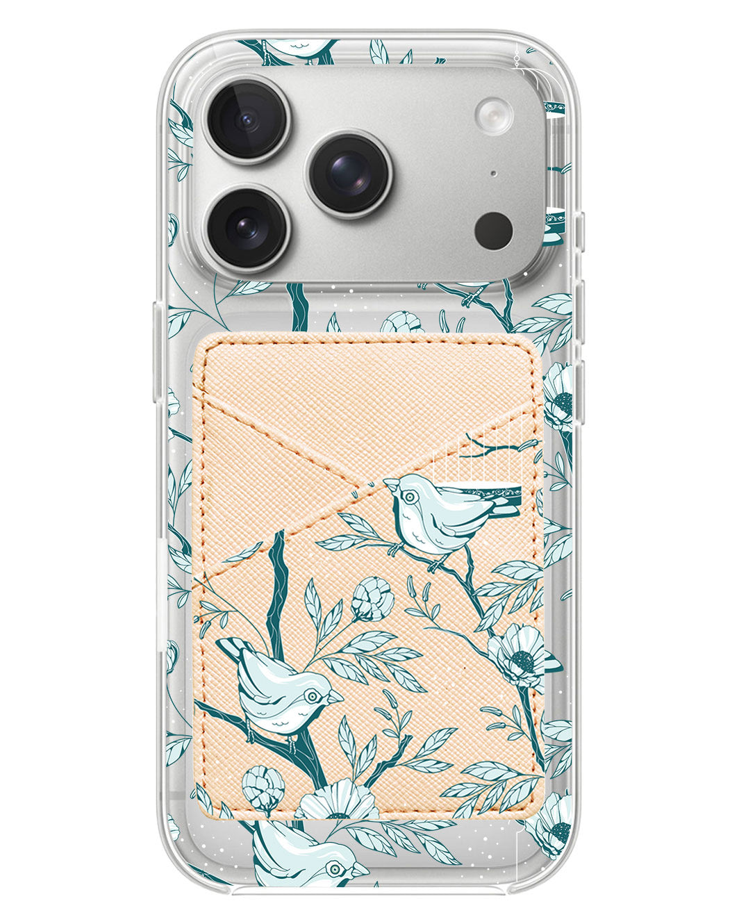 iPhone Phone Wallet Case - Lovebird Monochrome 6.0