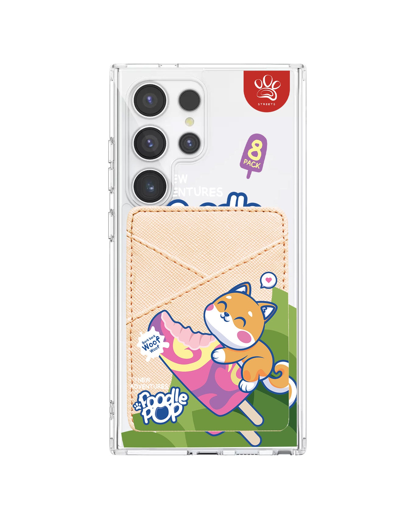 Android Phone Wallet Case - Poodle Pop