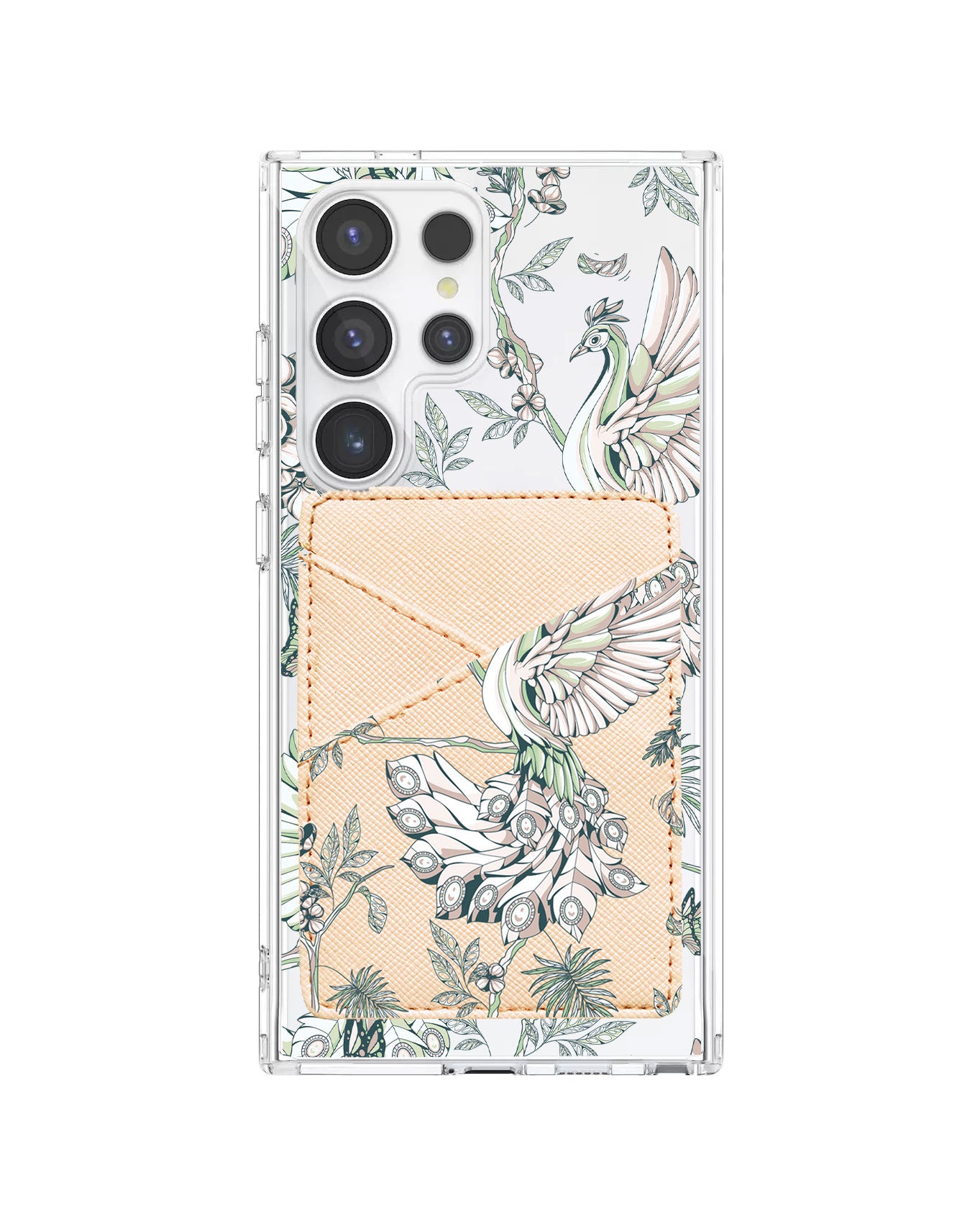 Android Phone Wallet Case - Peacock 4.0