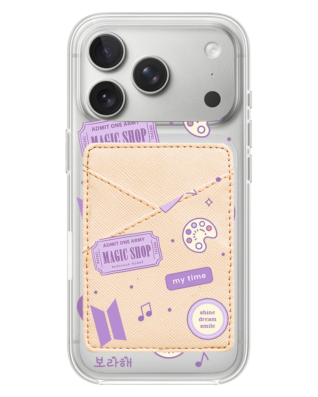 iPhone Phone Wallet Case - BTS Sticker Pack