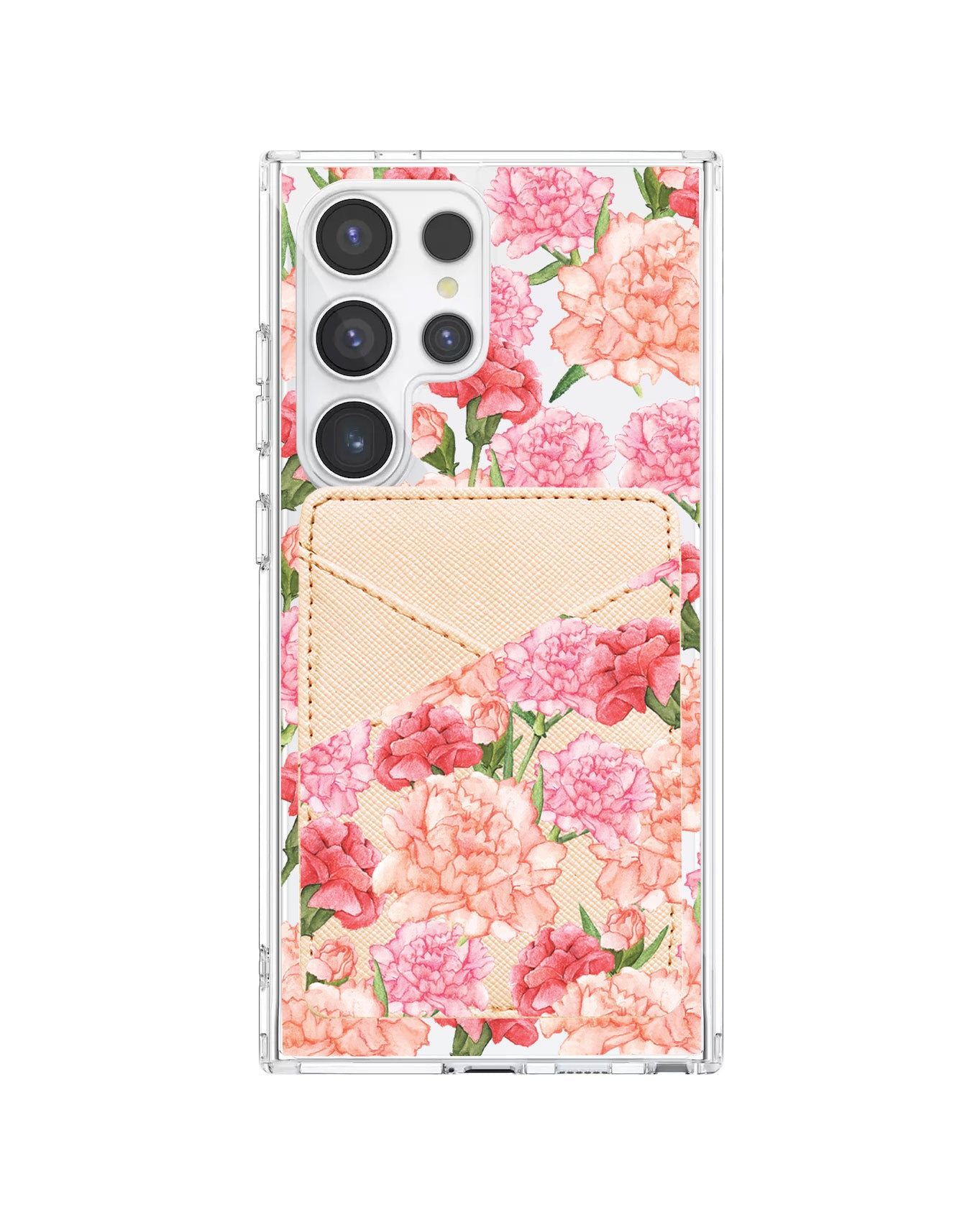 Android Phone Wallet Case - January Carnation