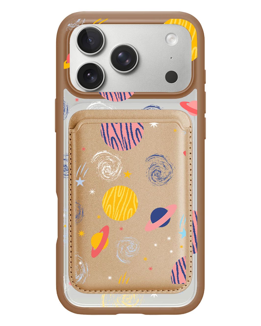 iPhone Magnetic Wallet Case - Planetarium 2.0