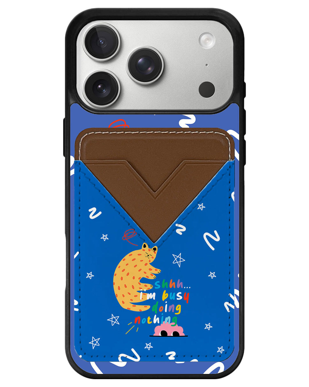iPhone Avant Wallet Case - Busy Doing Nothing