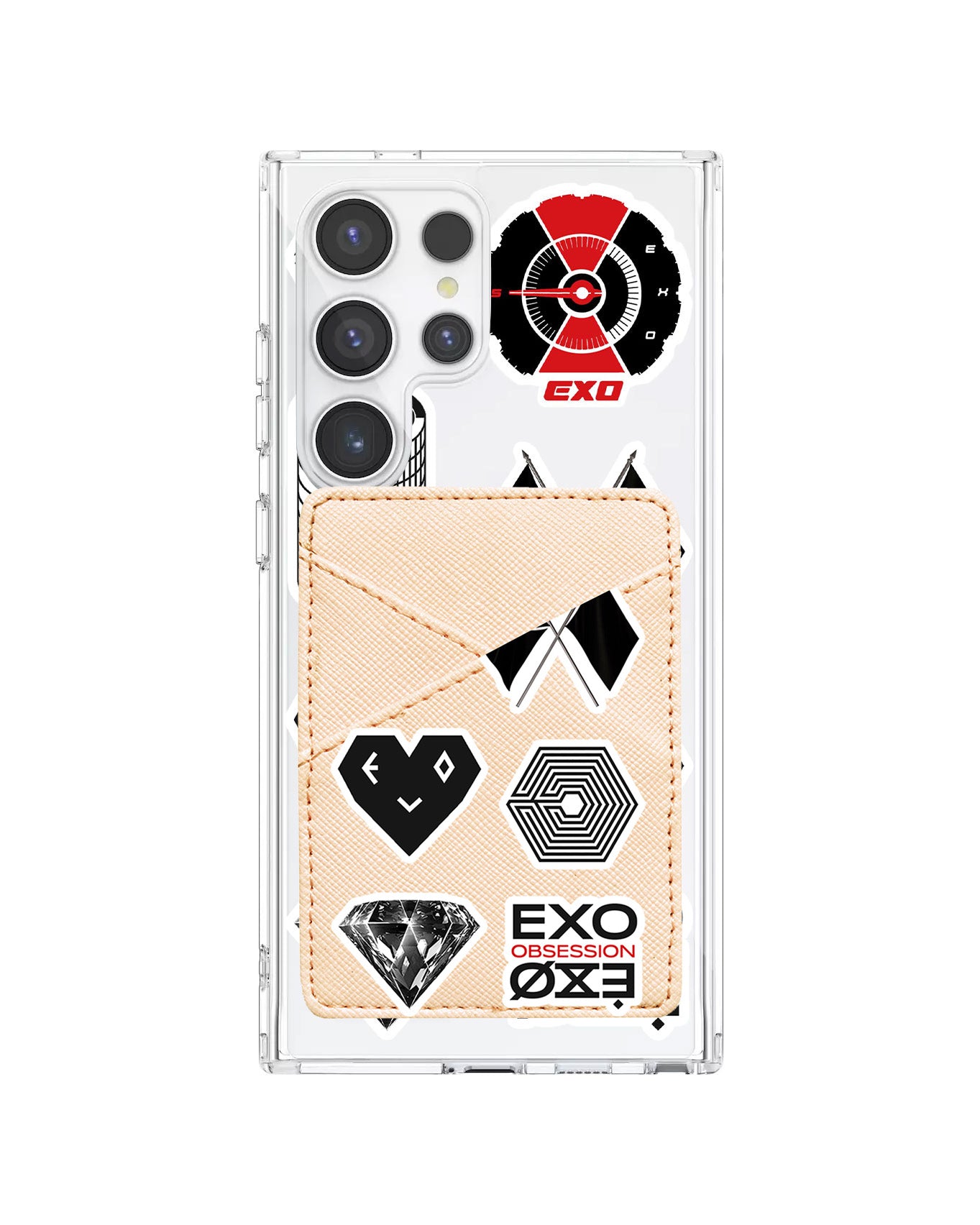 Android Phone Wallet Case - EXO Sticker Pack