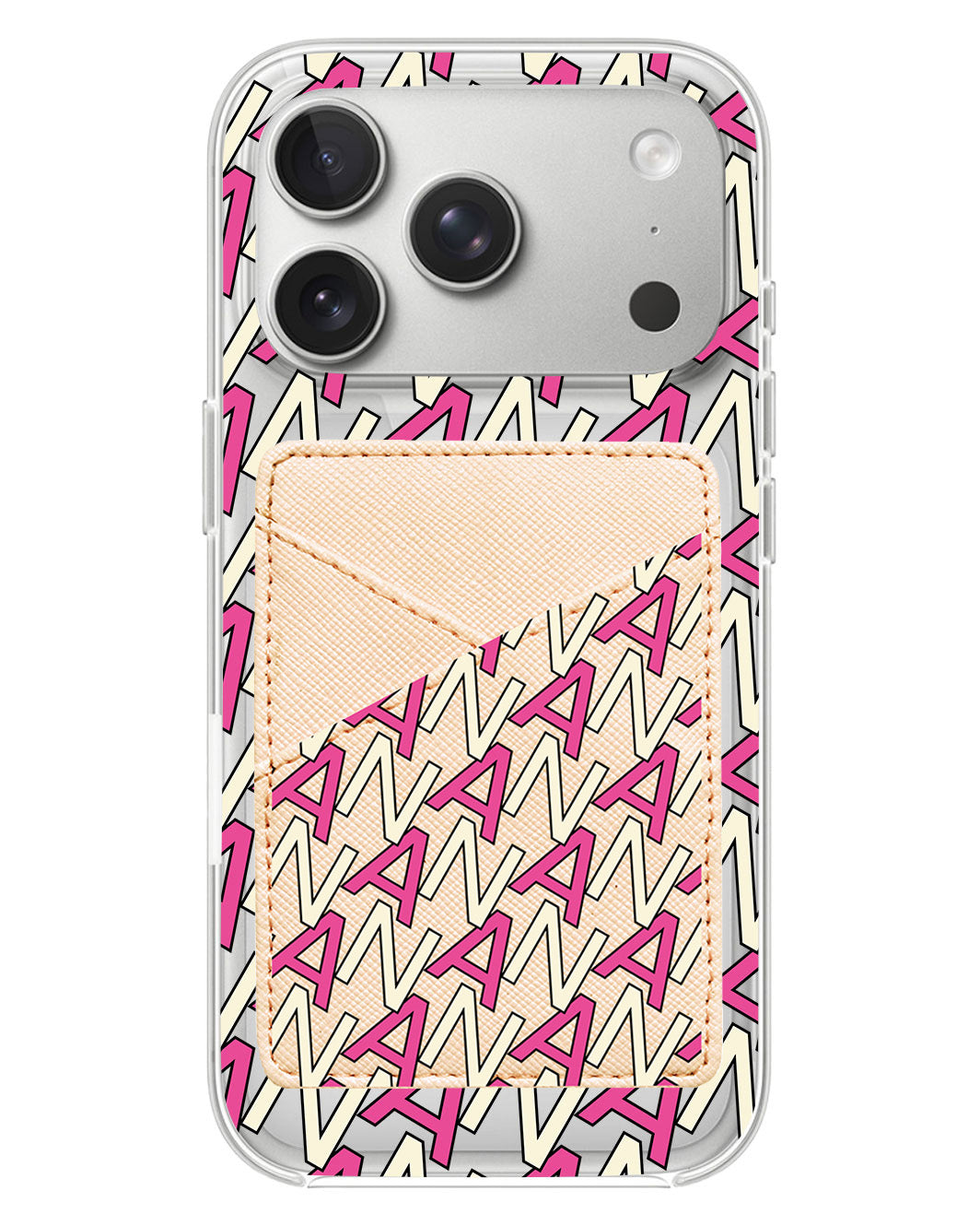 iPhone Phone Wallet Case - Initial 6.0 Monogram