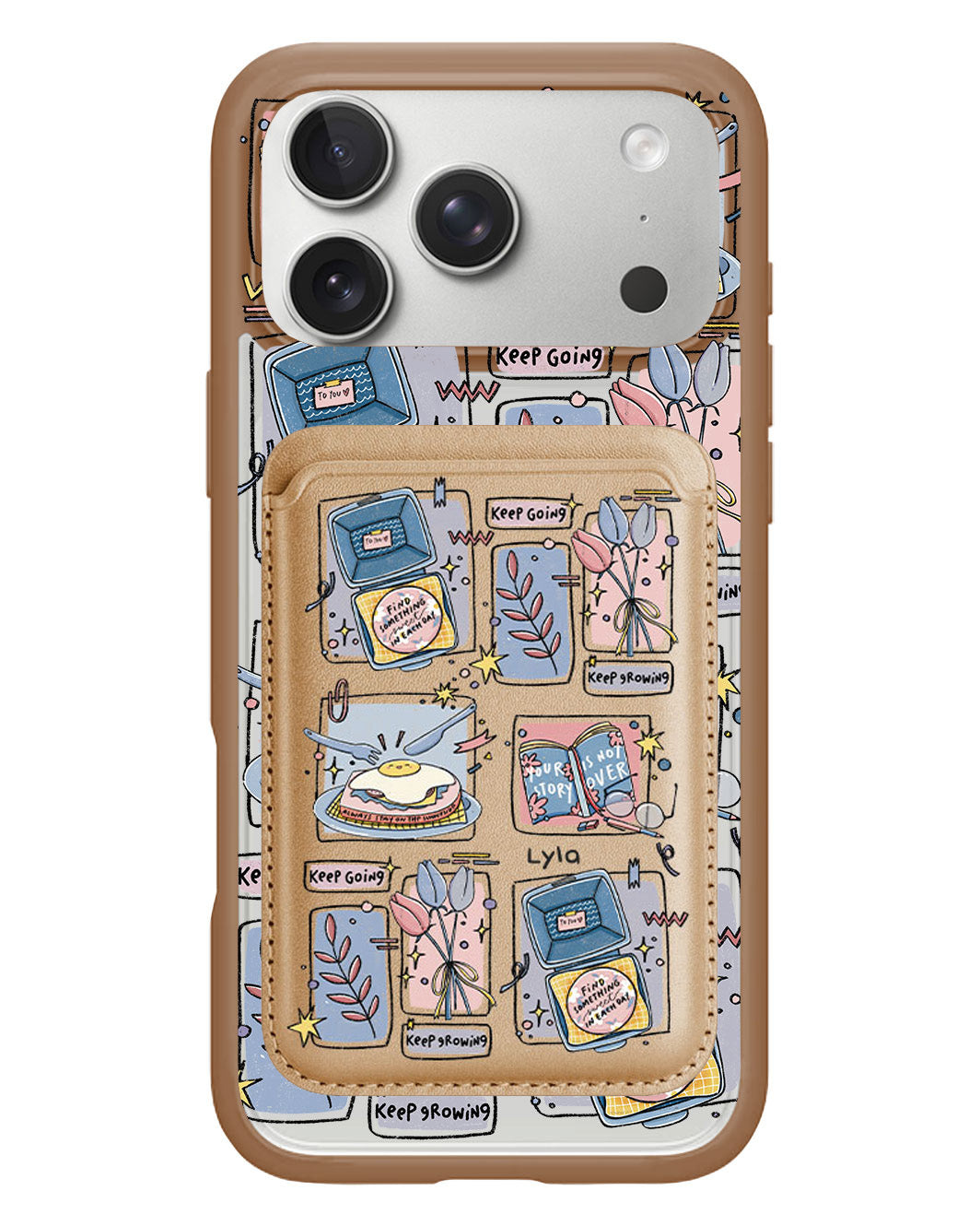 iPhone Magnetic Wallet Case - Grow (Sunnysidearteu)