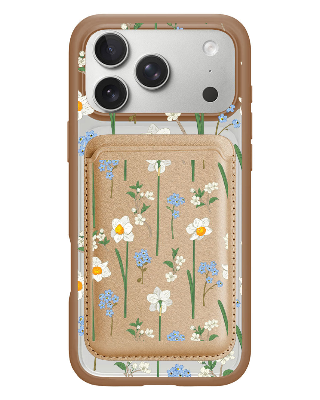 iPhone Magnetic Wallet Case - December Narcissus