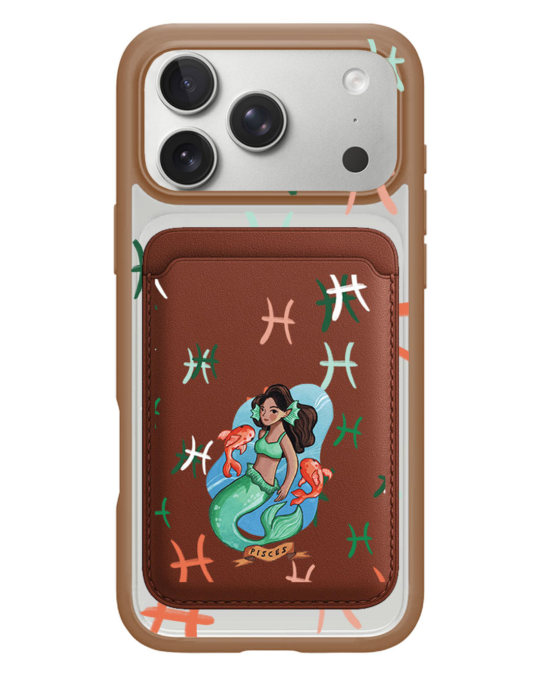 iPhone Magnetic Wallet Case - Pisces