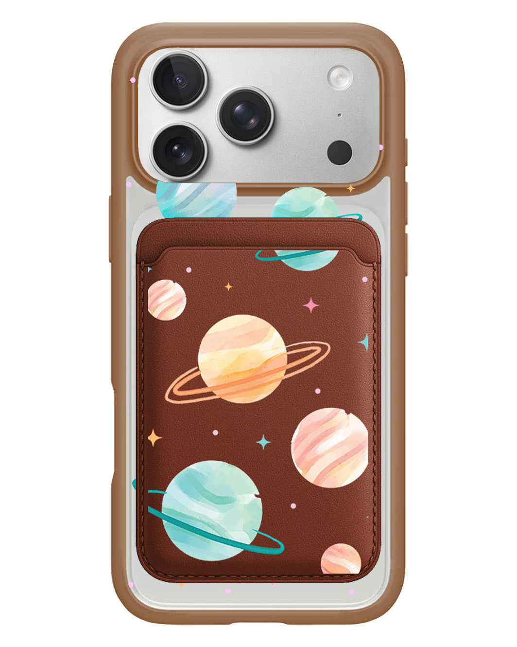 iPhone Magnetic Wallet Case - Planetarium 1.0