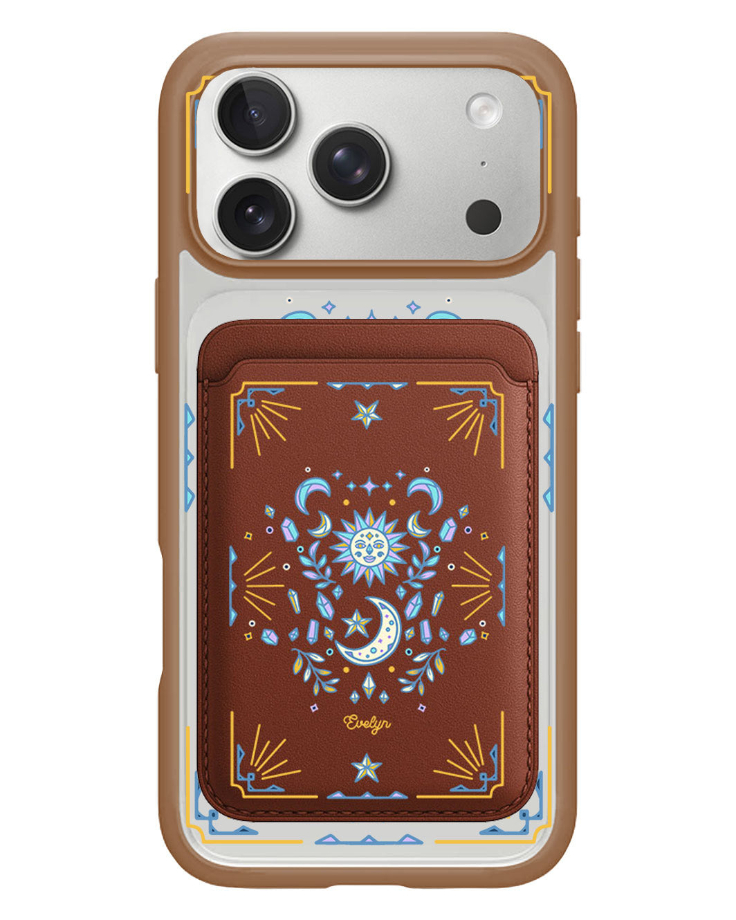 iPhone Magnetic Wallet Case - Cosmic Dream