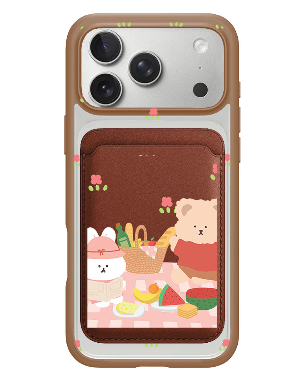 iPhone Magnetic Wallet Case - Picnic Pink