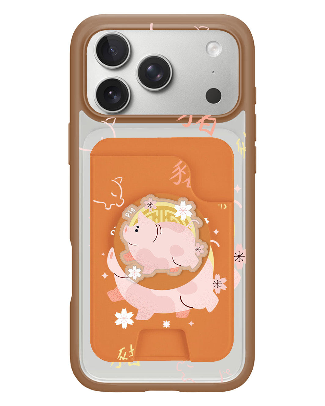 iPhone Magpop Wallet - Shio Pig