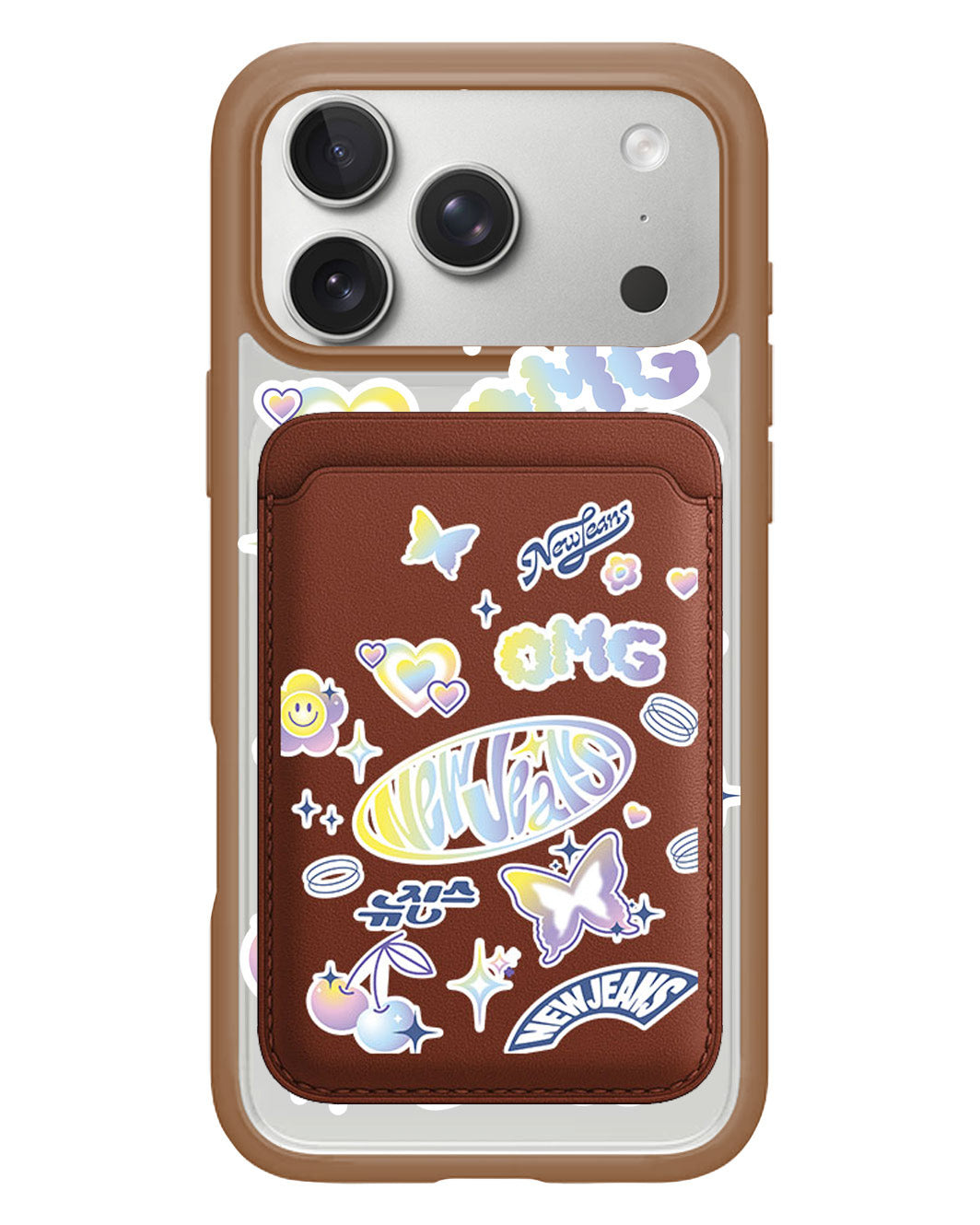 iPhone Magnetic Wallet Case - New Jeans OMG 1.0