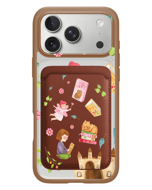 iPhone Magnetic Wallet Case - Fairy Cat