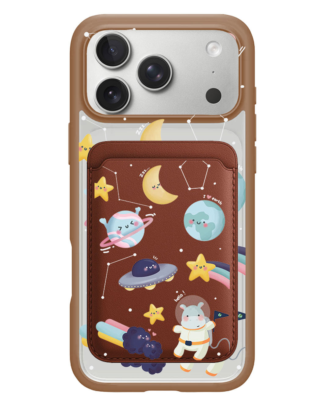 iPhone Magnetic Wallet Case - Galaxy (Artevefacts)