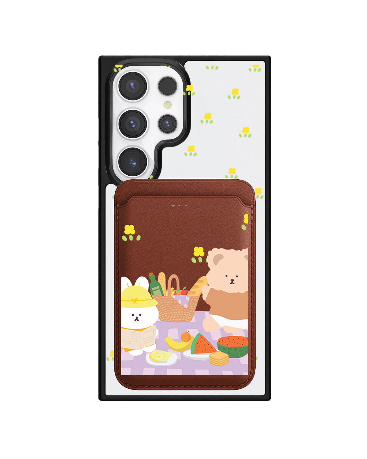 Android Magnetic Wallet Case - Picnic Lilac