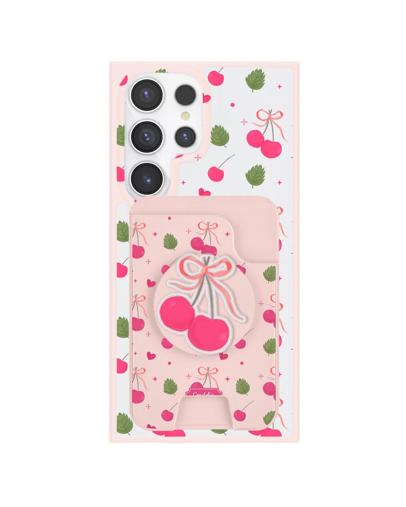 Android Magpop Wallet - Coquette Cherry