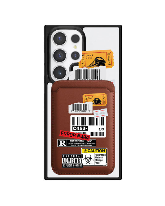 Android Magnetic Wallet Case - Label Sticker Pack